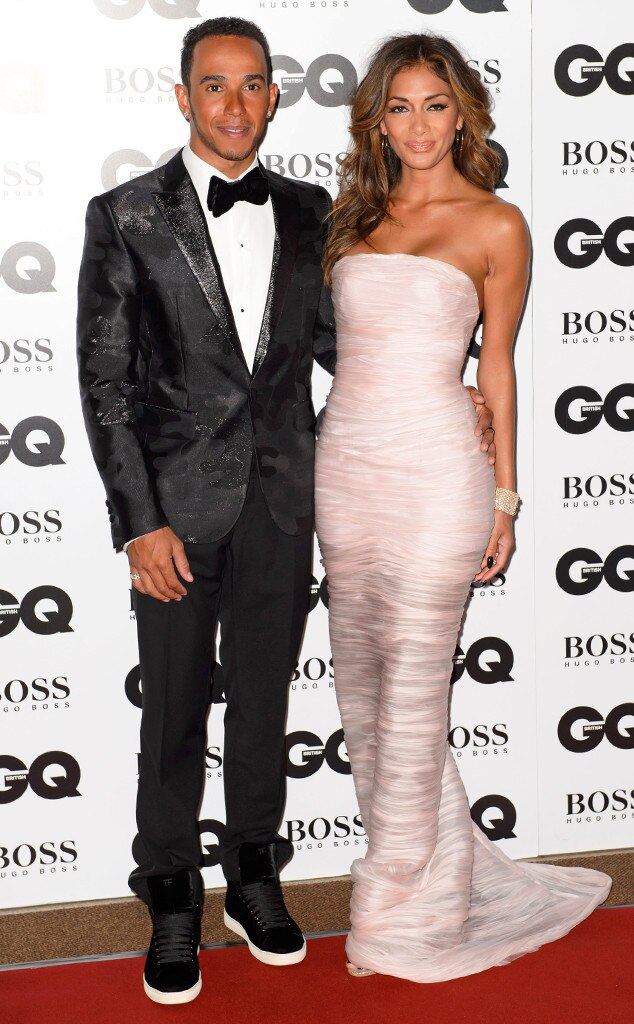 Lewis Hamilton, Nicole Scherzinger, GQ Men Of The Year Awards 2014