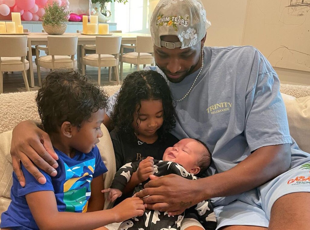 Khloe Kardashian and Tristan Thompson's baby boy, Instagram