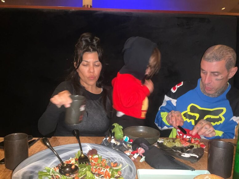 Kourtney Kardashian, Rocky Barker, Travis Barker