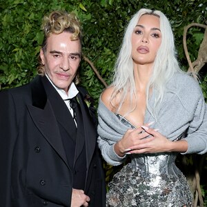 John Galliano and Kim Kardashian attend The 2024 Met Gala