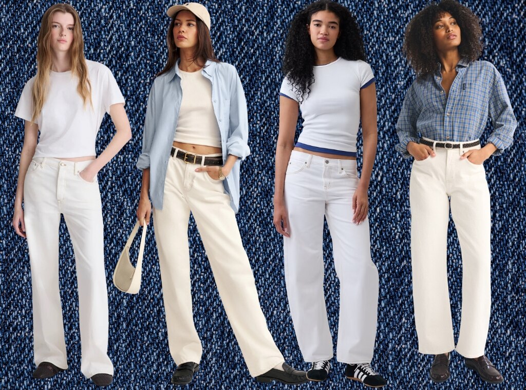 The White Jeans Everyone's Wearing Before Summer Officially Ends