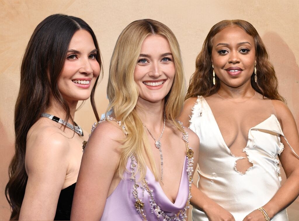 The Emmys Red Carpet Crowns Boho Waves The It Hair Trend for Fall