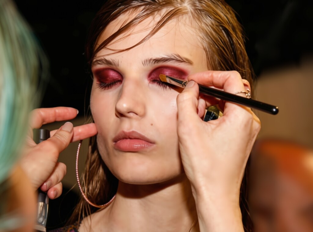 Burgundy Eye Makeup 