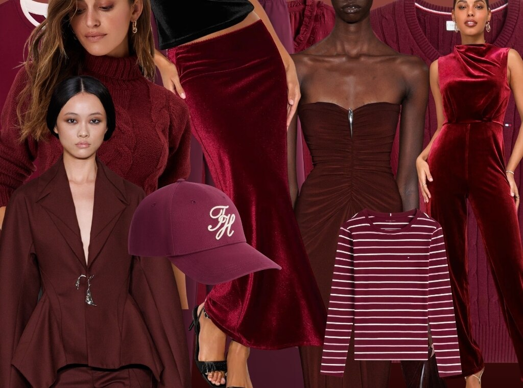 Burgundy Is The High-Fashion Color Trend for Fall