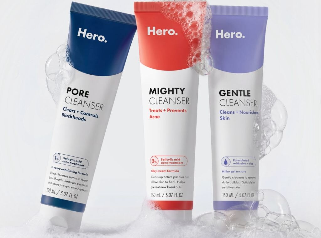 Hero Makes Bestselling Pimple Patches, Now They’re Making Acne-Fighting Face Wash