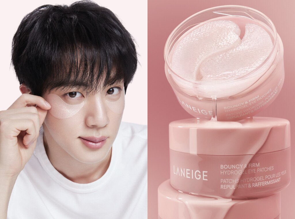 BTS’s Jin as the face of the campaign, LANEIGE officially introduced Bouncy & Firm Cooling Hydrogel Eye Patches