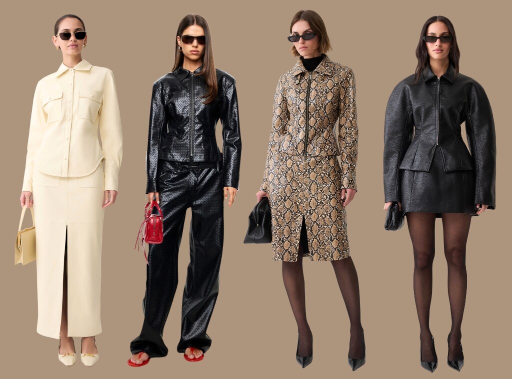 Leather Weather is Here: Make Power Moves in Matching Sets for Fall